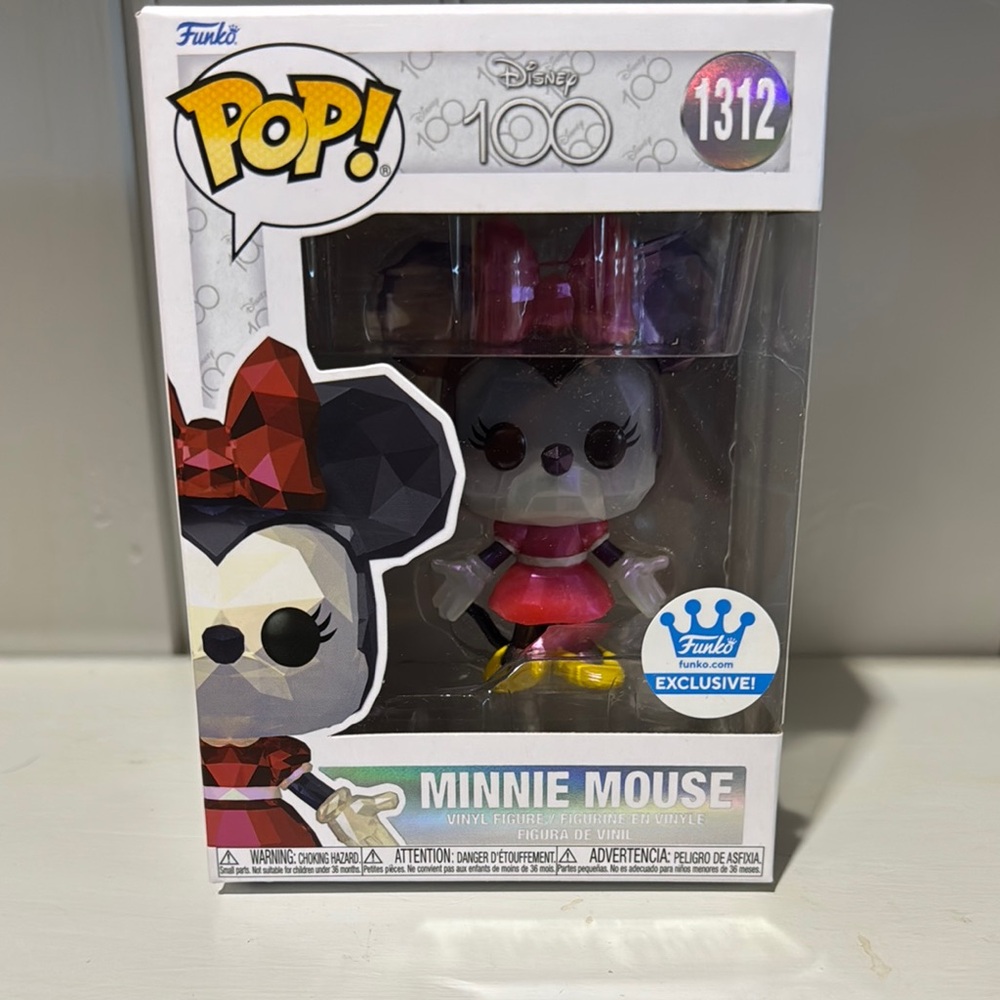 Funko Pink and Black Minnie Mouse Action Figure